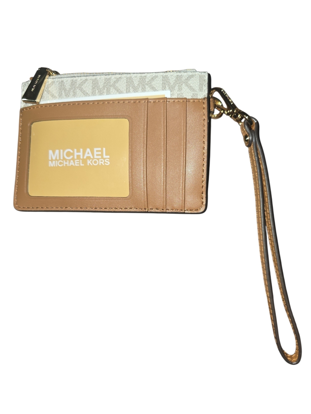 Michael Kors Vanilla Jet Set Small Coin Purse Tag - Picture 2 of 3